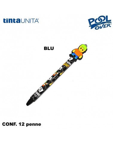 TINTA UNITA STUMBLE GUYS PENNA SCATTO CANCELLABILE BLU [12PZ]