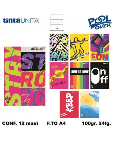 TINTA UNITA TRENDY 50 SPECIAL MAXI 100gr.1R [12PZ]