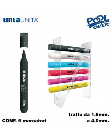 TINTA UNITA ART MARKER SET 6col.
