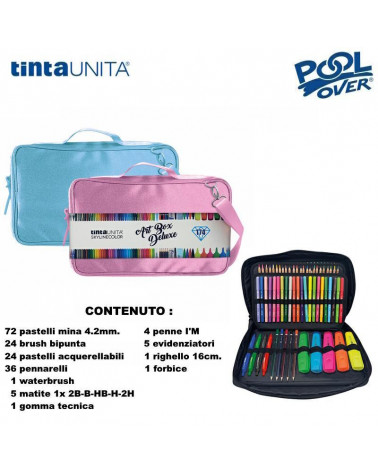 TINTA UNITA ASTUCCIO ART BOX DELUXE LUXURY 174pz.