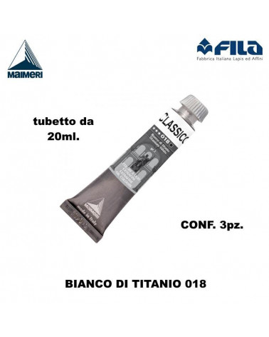 MAIMERI OLIO T.7 20ML. BIANCO DI TITANIO 018 [3PZ]