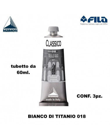 MAIMERI OLIO 60ML. BIANCO DI TITANIO 018 [3PZ]