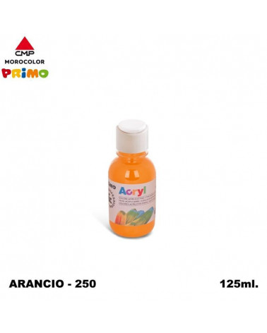 PRIMO TEMPERA ACRILICA 125ML. ARANCIO 250