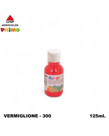 PRIMO TEMPERA ACRILICA 125ML. VERMIGLIO 300