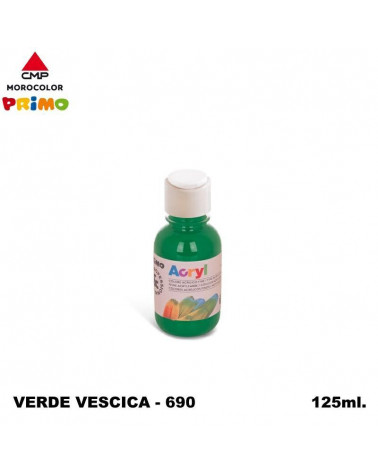 PRIMO TEMPERA ACRILICA 125ML. VERDE VESCICA 690