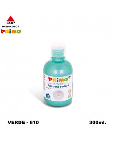 PRIMO TEMPERA PERLATA 300ML. VERDE 610