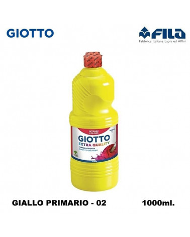 GIOTTO TEMPERA PRONTA 1000ML. GIALLO PRIMARIO 02