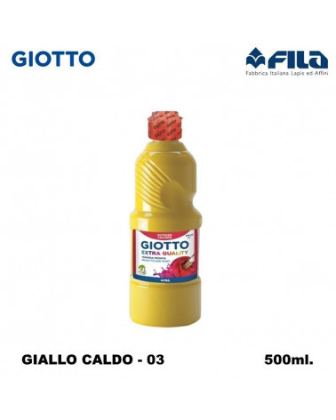 GIOTTO TEMPERA PRONTA 500ML. GIALLO CALDO 03