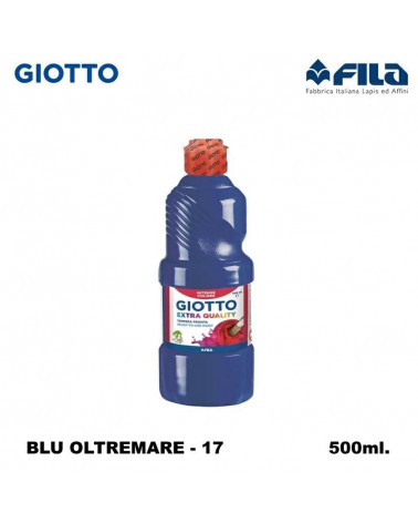 GIOTTO TEMPERA PRONTA 500ML. BLU OLTREMARE 17