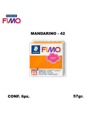 STAEDTLER PASTA FIMO SOFT 8020-42 MANDARINO [6PZ]