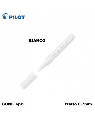 PILOT PINTOR EXTRA FINE PENNARELLO BIANCO [6PZ]