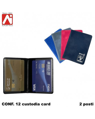 ALPLAST CUSTODIA CARD PROTEZIONE CONTACTLESS 890 [12PZ]