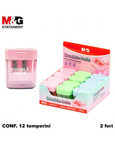 M&G TEMPERINO CONTENITORE 2 FORI MEDIO 912F9 [12PZ]