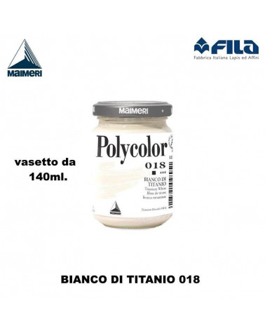 MAIMERI TEMPERA ACRILICA 140ML BIANCO DI TITANIO 018