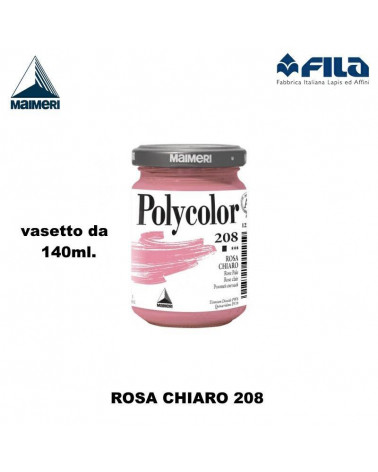 MAIMERI TEMPERA ACRILICA 140ML ROSA CHIARO 208
