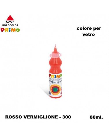 PRIMO COLORE PER VETRO  VERMIGLIONE 300 [6PZ]