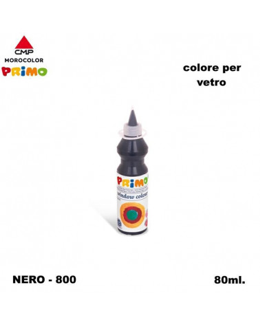 PRIMO COLORE PER VETRO  NERO 800 [6PZ]