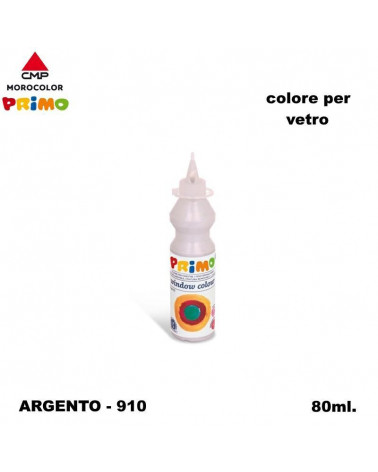 PRIMO COLORE PER VETRO  ARGENTO 910 [6PZ]