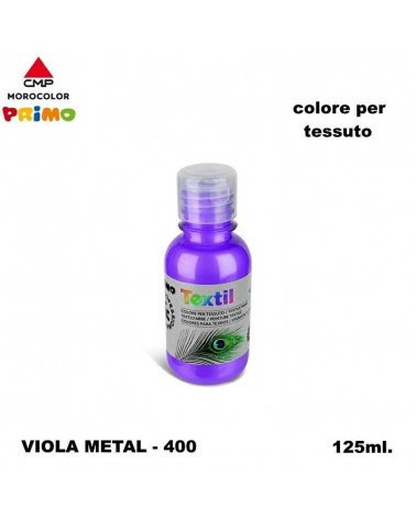 PRIMO COLORE PER TESSUTO 125ML VIOLA-METAL