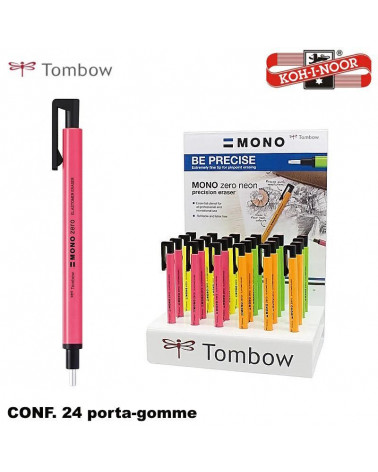 TOMBOW GOMMA MONO ZERO FLUO PEH-KU-24P-2A