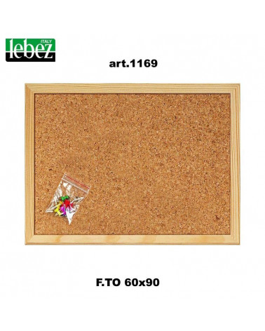 LEBEZ LAVAGNA SUGHERO 60X90 BORDO LEGNO