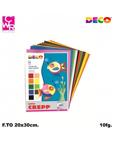 CWR GOMMA CREPP 20X30 10FG. 04754