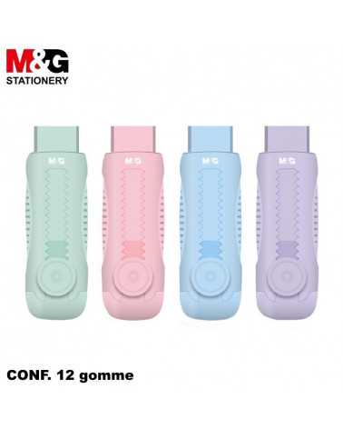 M&G GOMMA SCORRIMENTO PASTEL SO MANY CATS [12PZ]