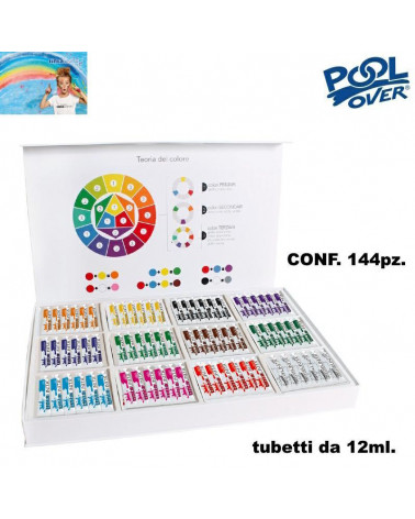 ASS.TO 144 TEMPERE TINTA UNITA 12ml. VETRINETTA