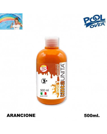 TINTA UNITA TEMPERA PRONTA 500ml.ARANCIONE