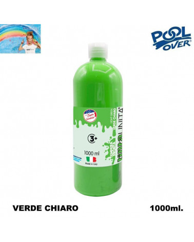 TINTA UNITA TEMPERA PRONTA 1000ml.VERDE CHIARO