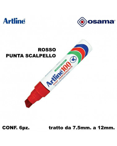 OSAMA MARCATORE ARTLINE 100  ROSSO [6PZ]