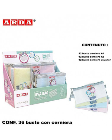 ARDA ESP BUSTE IN EVA C/ZIP [36PZ]