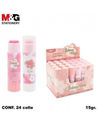 M&G COLLA STICK SAKURA TIME 15gr. [24PZ]