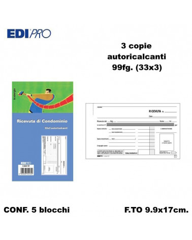 EDIPRO CONDOMINIO 9.9x17 3C. E5547CT [5PZ]