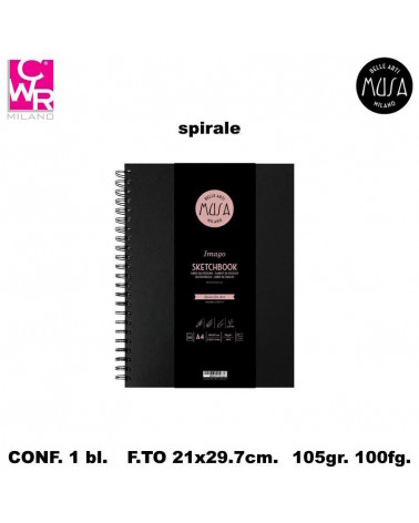 CWR SKETCHBOOK IMAGO SPIRALE 21x29,7 100fg.105gr.