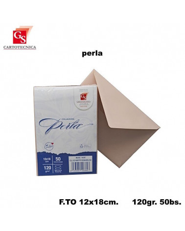 GS BUSTE PERLA NUDE 50PZ.120GR.12X18