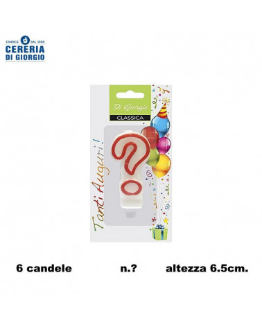 CERERIA DI GIORGIO CANDELA A NUMERO N.? [6PZ]