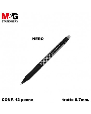 M&G SFERA GEL CANCELLABILE SCATTO !ERASE V 0.7 NERO [12PZ]