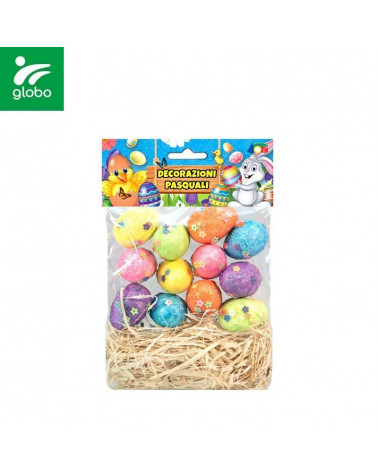 GLOBO BUSTA 12 OVETTI E PAGLIA PASQUALI
