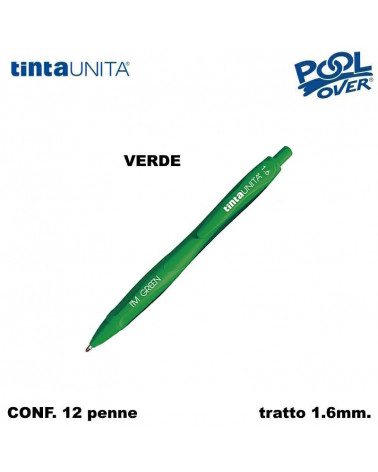 TINTA UNITA PENNA SFERA I'M 1.6 XB VERDE 12PZ.