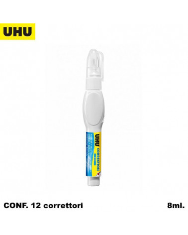 UHU CORRETTORE PENNA 8ml. [12PZ]