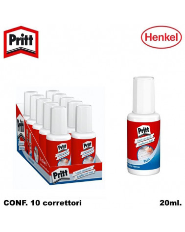 PRITT CORRETTORE CON PENNELLO 20ml.10PZ.