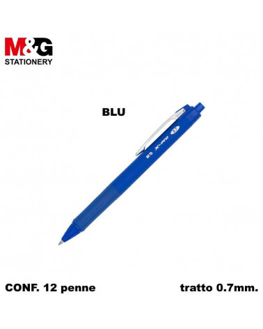 M&G SFERA GEL SCATTO X-PRO 0.7 BLU [12PZ]