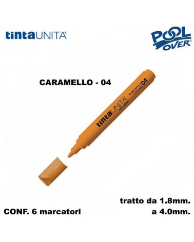 TINTA UNITA MARCATORE ART MARKER P.MEDIA CARAMELLO 04 [6PZ]