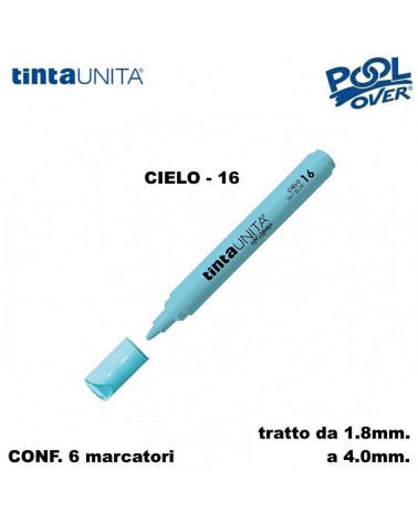 TINTA UNITA MARCATORE ART MARKER P.MEDIA CIELO 16 [6PZ]