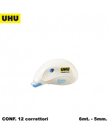 UHU CORRETTORE NASTRO MINI [12PZ]
