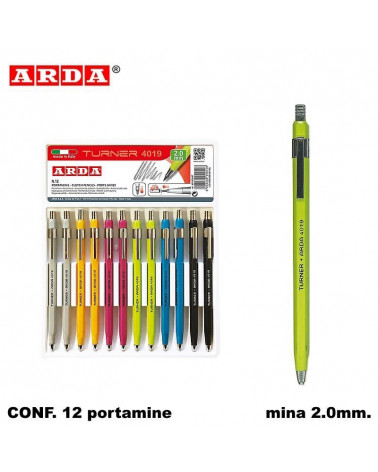 ARDA PORTAMINE 2MM. TURNER [12PZ]