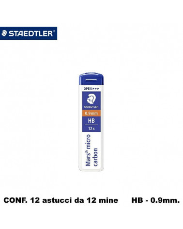 STAEDTLER MINE 0,9  HB [12PZ]