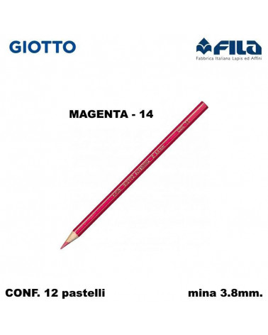 GIOTTO PASTELLO SUPERMINA N.14 MAGENTA 14 [12PZ]