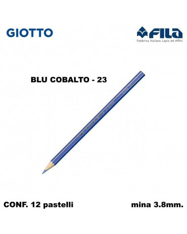 GIOTTO PASTELLO SUPERMINA N.23 BLU COBALTO 23 [12PZ]